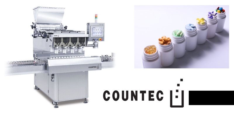 DMC-200 de Countec: Llenadora y contadora de cápsulas y comprimidos