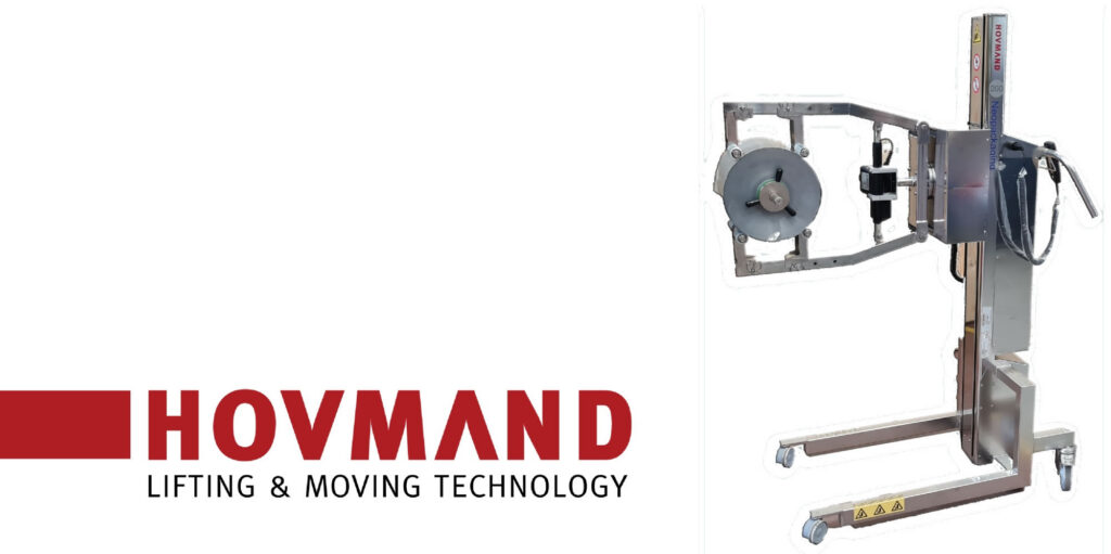 Manipulador de Bobinas HOVMAND para máquina ensobradora